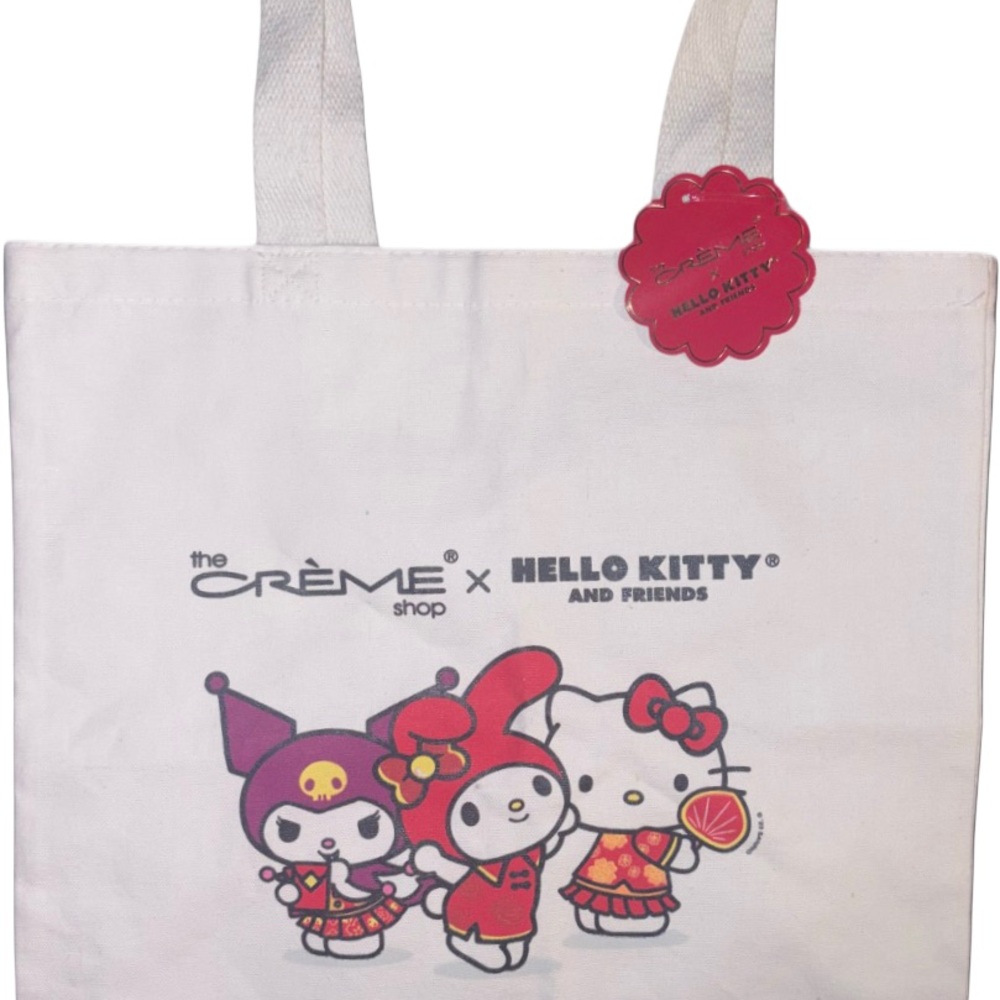 Hello Kitty x The Creme Shop Lunar Year special edition tote bag NEW Sanrio Rare
